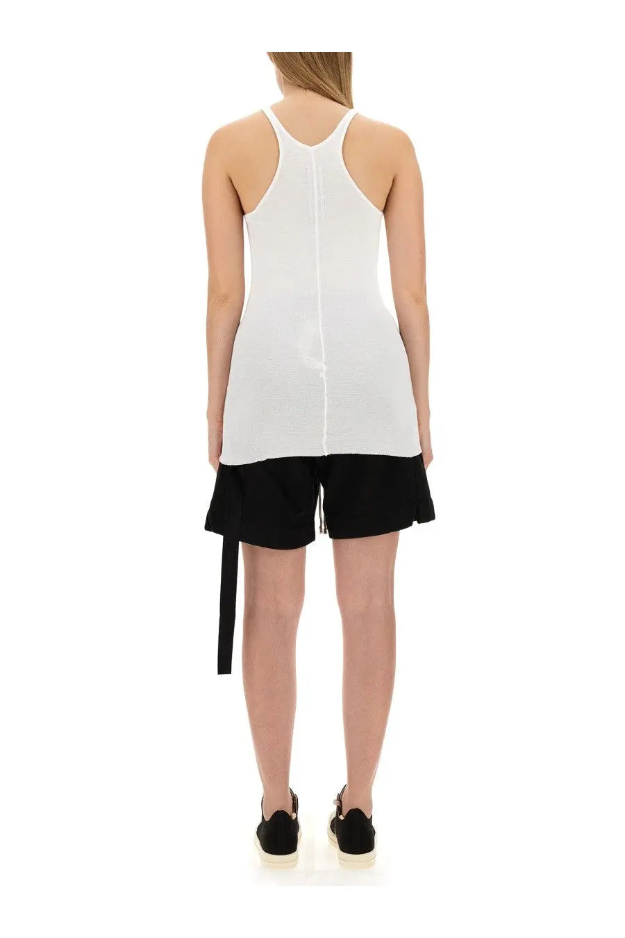 DRKSHDW Women's Racer Back Shirt White, view 3