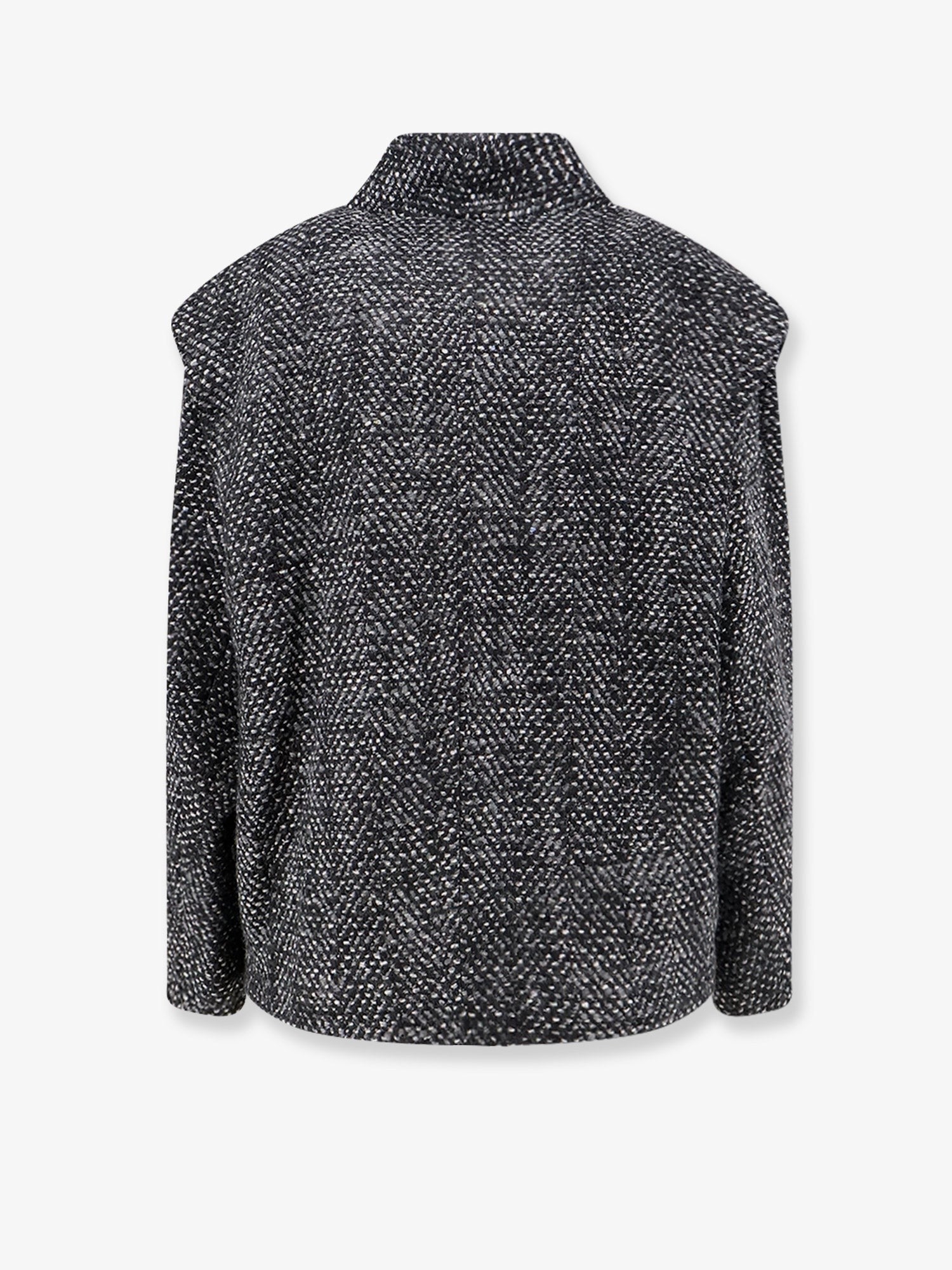 Isabel Marant Étoile Women's Drogo Mélange Fabric Coat Grey
