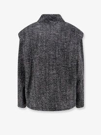 Isabel Marant Étoile Women's Drogo Mélange Fabric Coat Grey