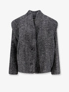 Isabel Marant Étoile Women's Drogo Mélange Fabric Coat Grey