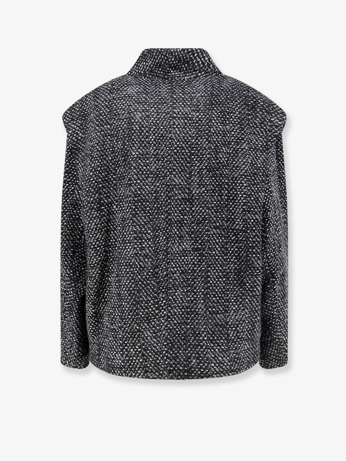 Isabel Marant Étoile Women's Drogo Mélange Fabric Coat Grey, view 2