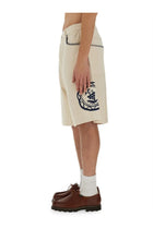 Drôle de Monsieur Men's Cotton Bermuda Shorts Pink, view 4