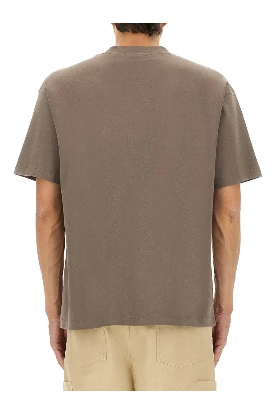 Drôle de Monsieur Men's Grand Hotel Print Shirt Grey, view 3