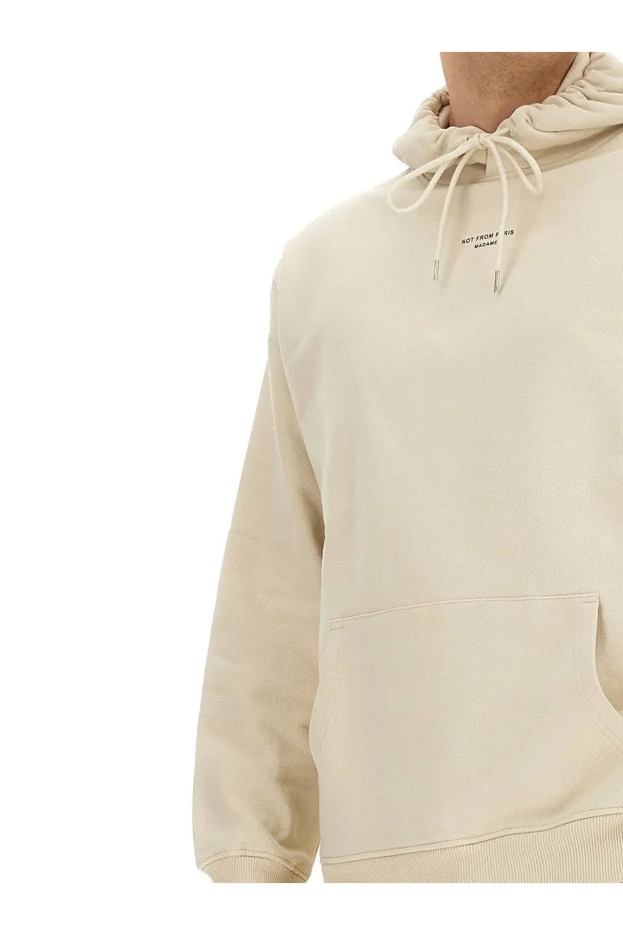 Drôle de Monsieur Men's Hoodie Beige, view 5