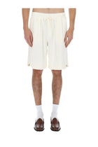 Drôle de Monsieur Men's Monogramme Shorts White, view 6