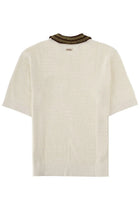 Drôle de Monsieur Men's Polo Maille Journé Miroir White, view 3