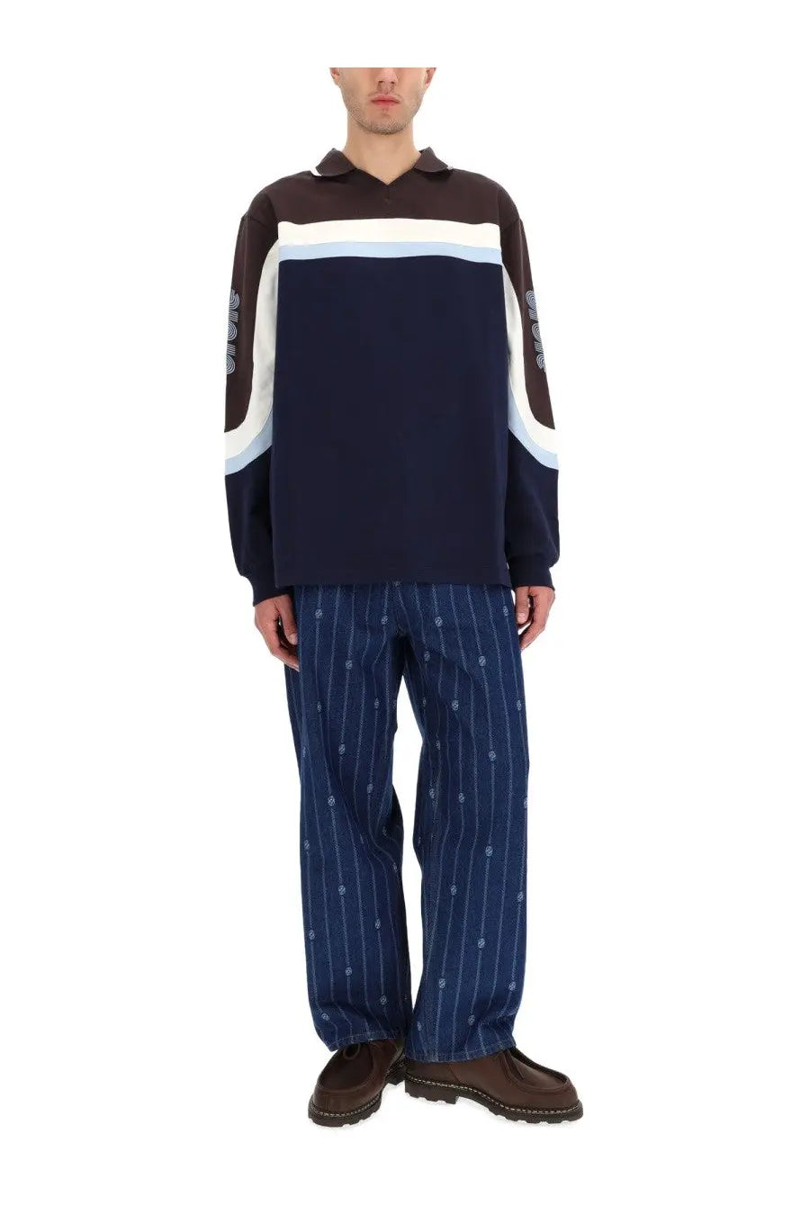 Drôle de Monsieur Men's Polo Shirt Racing Blue, view 2