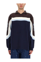 Drôle de Monsieur Men's Polo Shirt Racing Blue