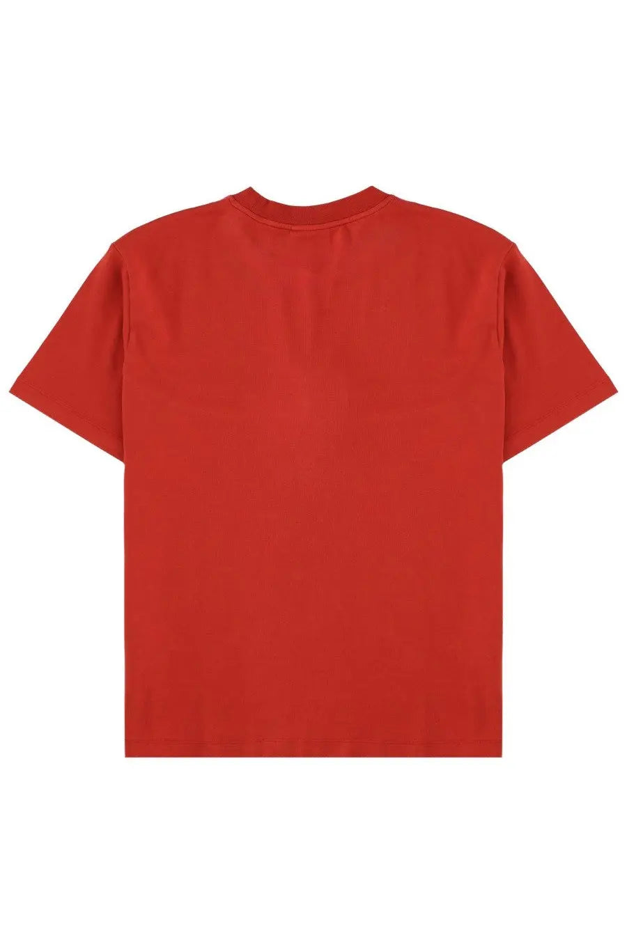 Drôle de Monsieur men’s solid red short-sleeved crew neck cotton t-shirt perfect for casual wear