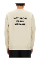 Drôle de Monsieur Men's Slogan Sweatshirt White, view 3