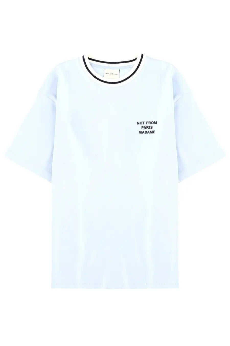 Drôle de Monsieur Men's Sport Slogan Shirt Blue