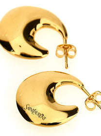 Saint Laurent Drop Earrings Gold