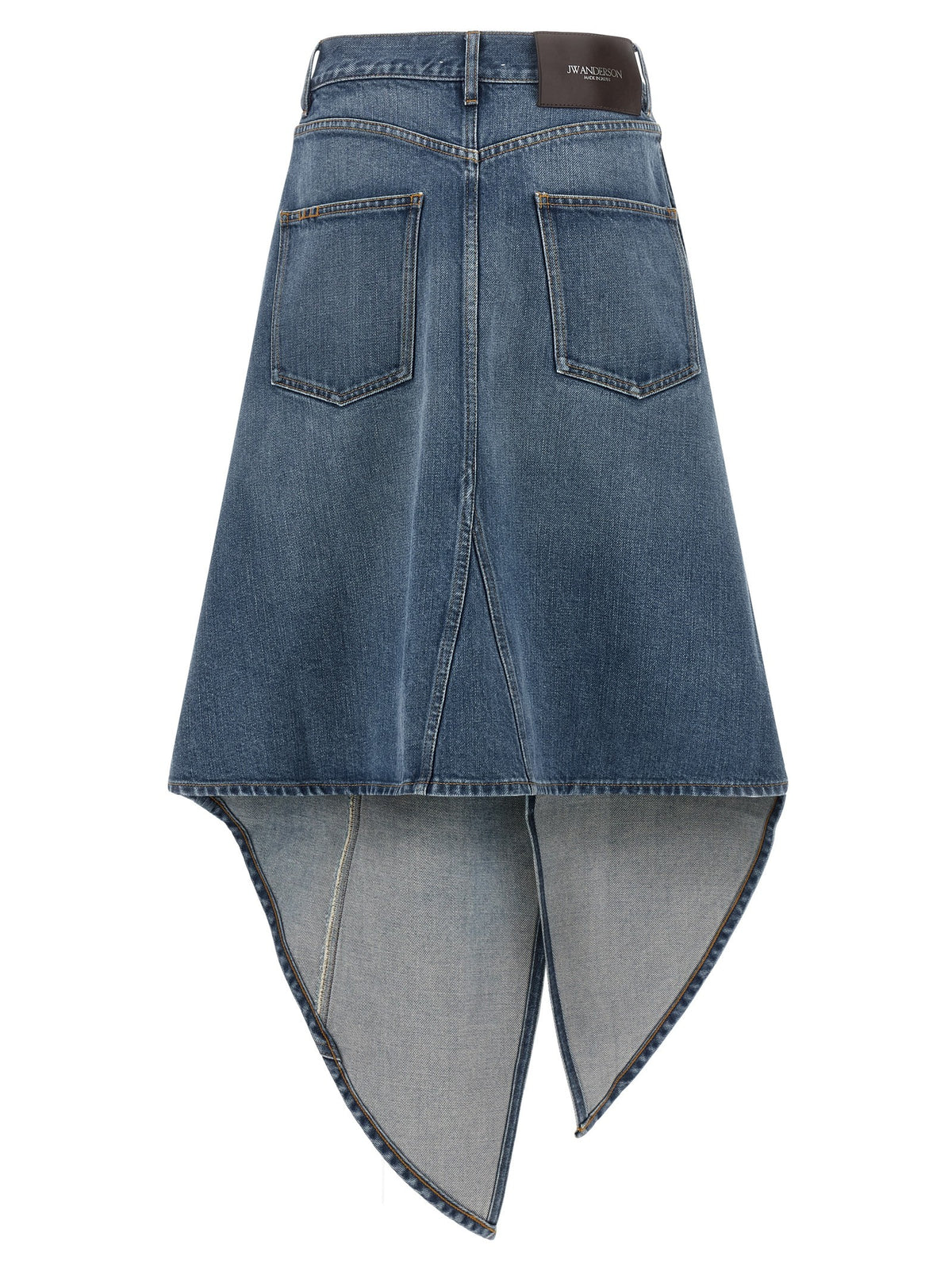 JW Anderson Drop Front Skirt Blue, view 2