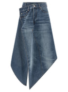 JW Anderson Drop Front Skirt Blue