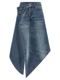 JW Anderson Drop Front Skirt Blue
