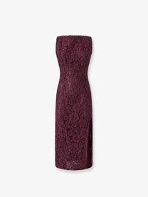 Pinko Women's Drupa Lace Dress Red