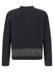 DSQUARED2 - DSQUARED2 - Carded wool insert sweater - Men’s Knitwear
