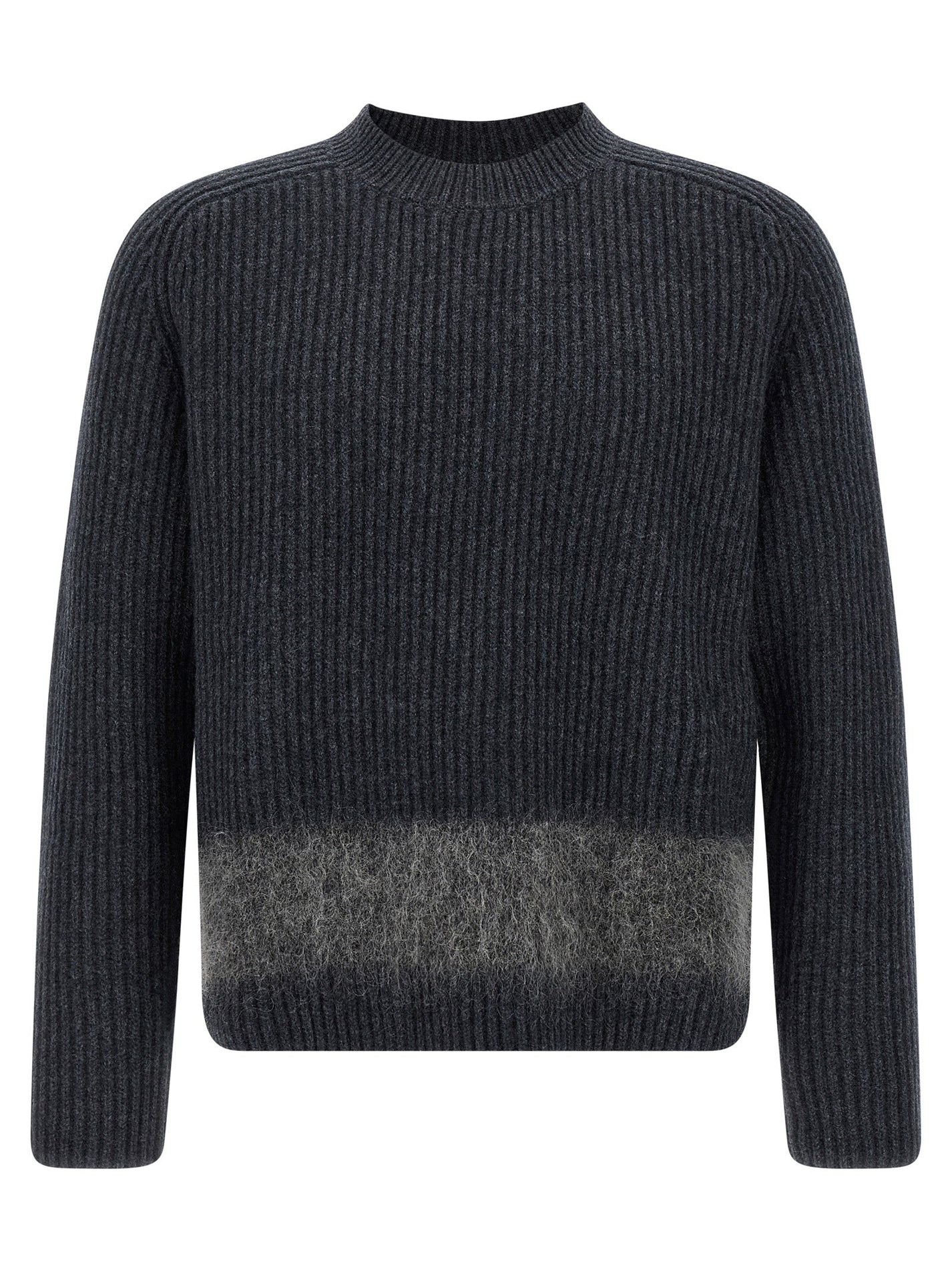 DSQUARED2 - DSQUARED2 - Carded wool insert sweater - Men’s Knitwear