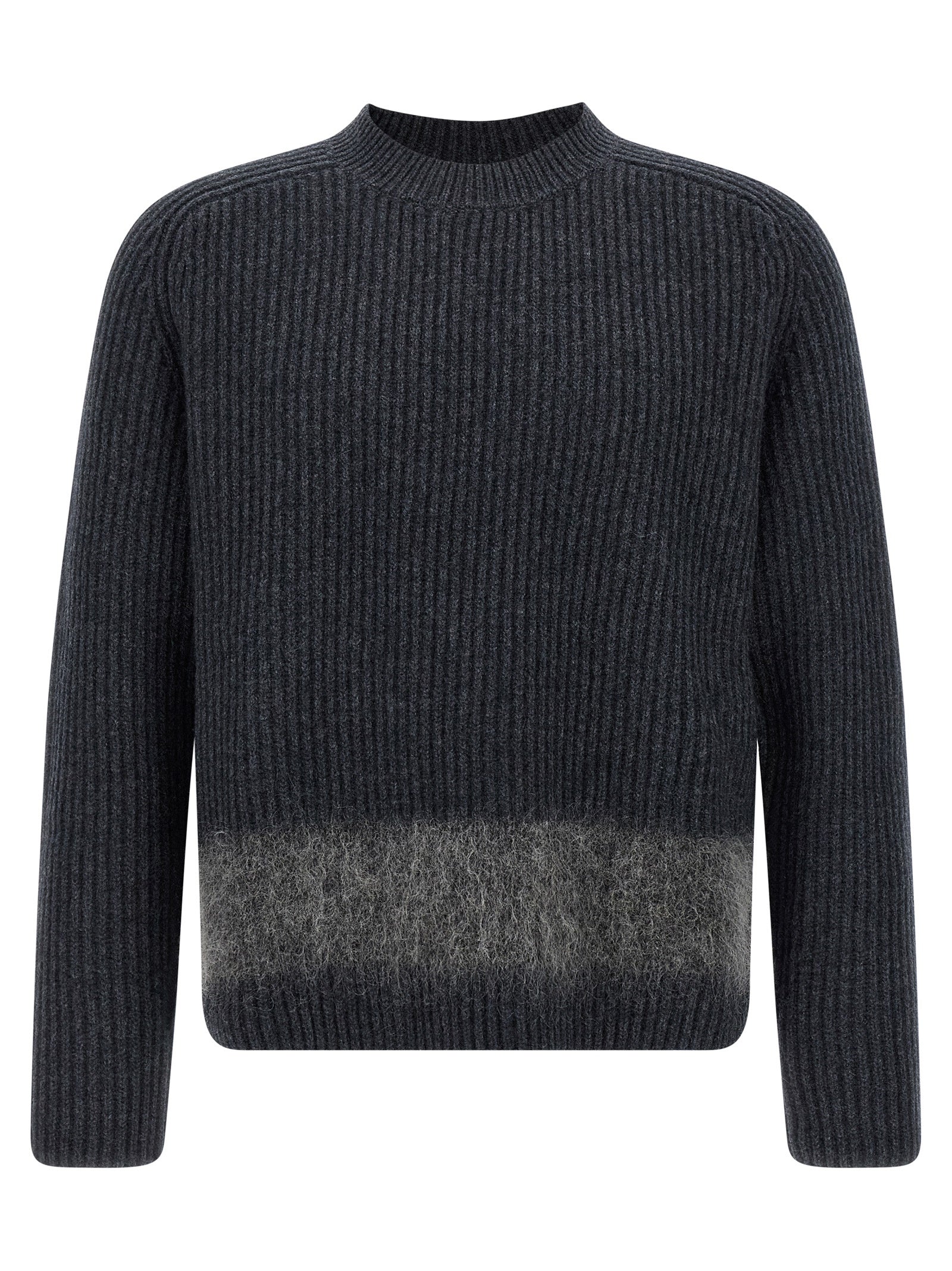 DSQUARED2 - DSQUARED2 - Carded wool insert sweater - Men’s Knitwear