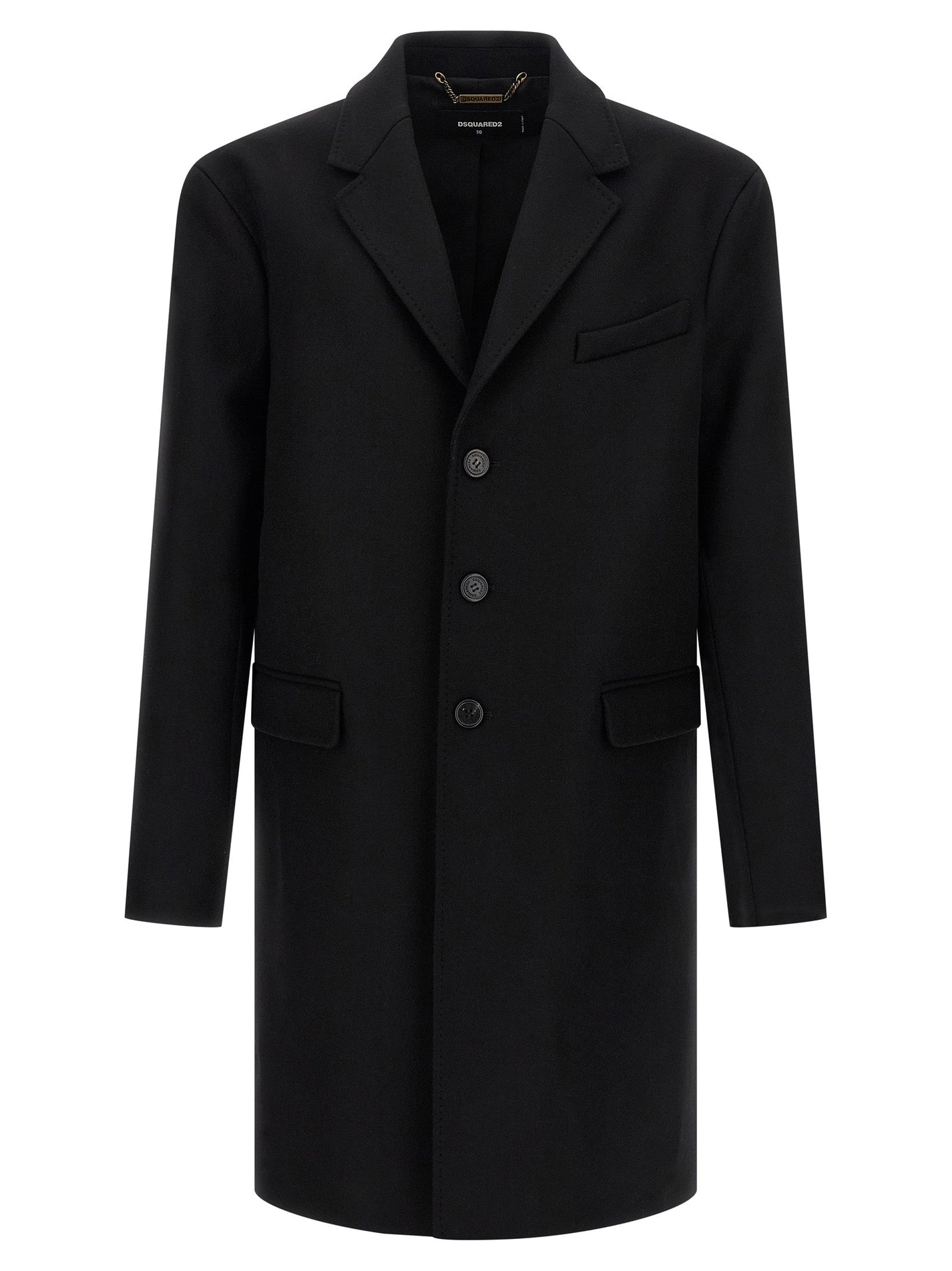 DSQUARED2 - DSQUARED2 - Wool coat - Men’s Outerwear