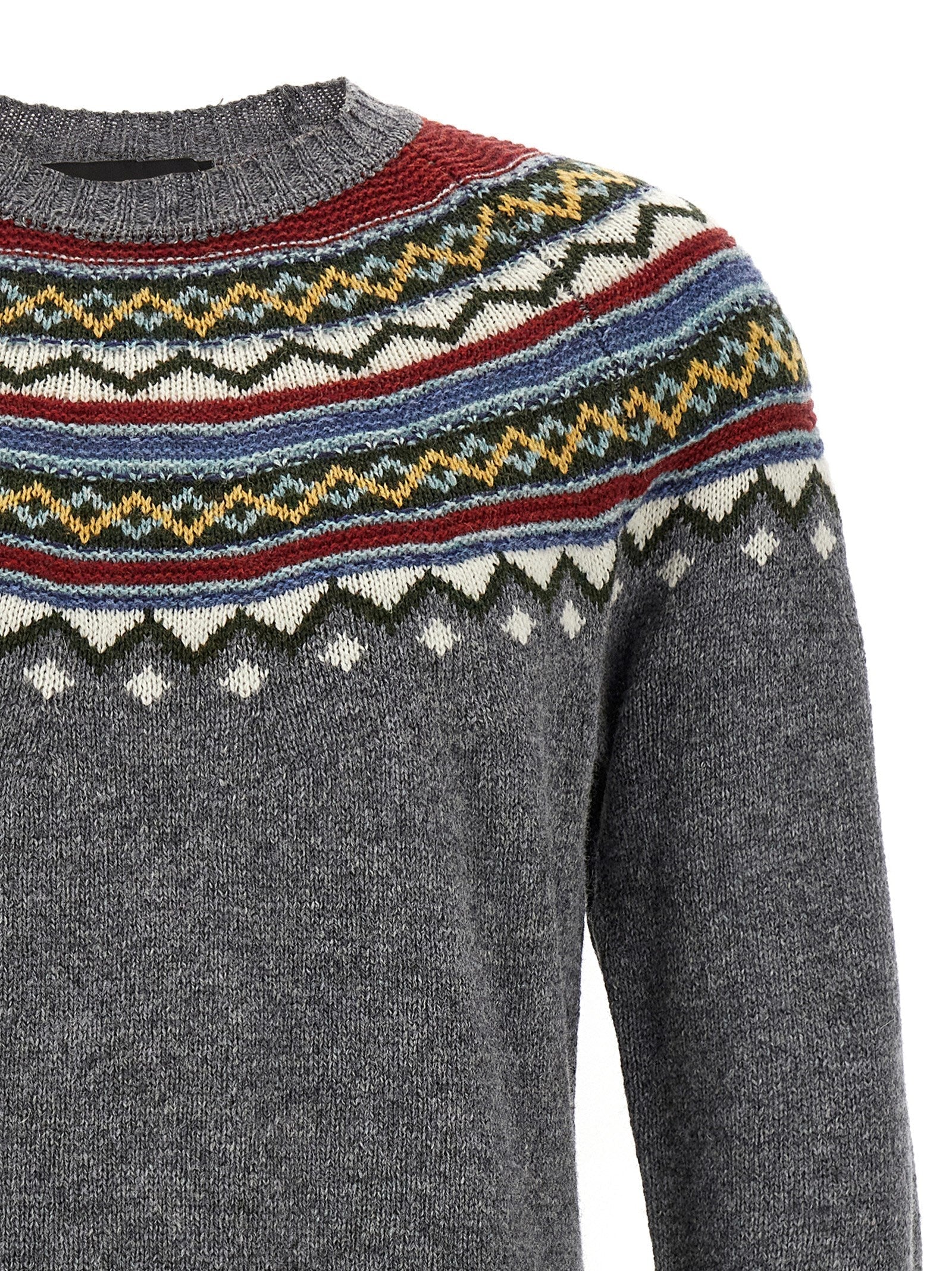 DSQUARED2 - DSQUARED2 - Intarsia sweater - Men’s Knitwear
