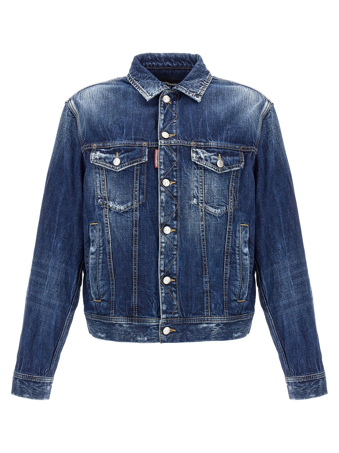 DSQUARED2 - DSQUARED2 - ’Be Cool Be Nice Wash L.A.’ jacket - Men’s Outerwear
