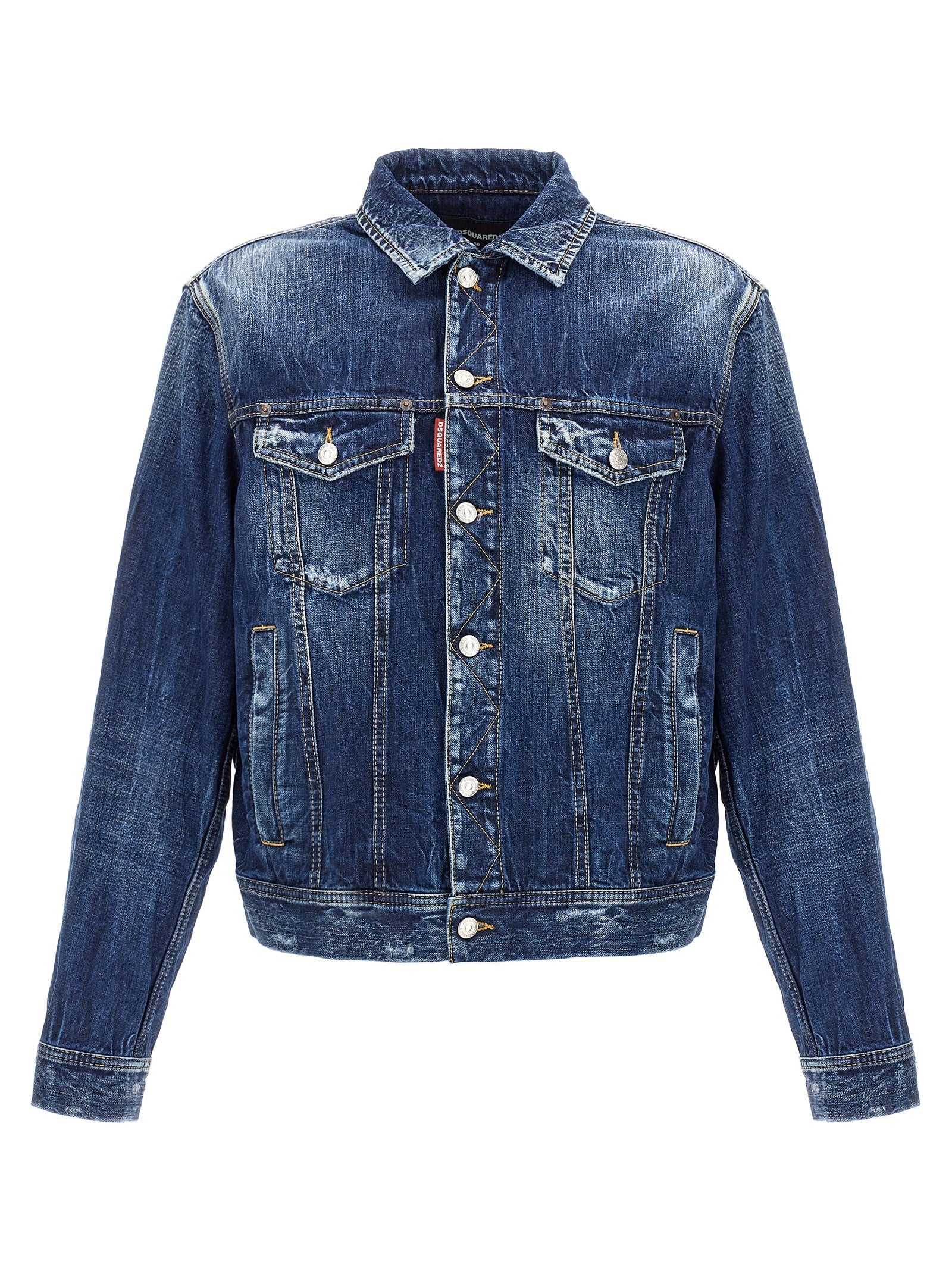 DSQUARED2 - DSQUARED2 - ’Be Cool Be Nice Wash L.A.’ jacket - Men’s Outerwear