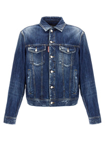 DSQUARED2 - DSQUARED2 - ’Be Cool Be Nice Wash L.A.’ jacket - Men’s Outerwear