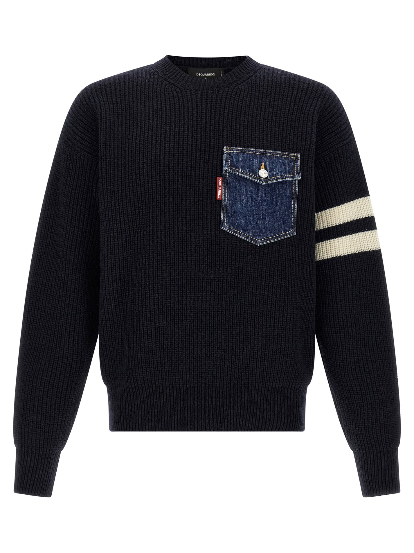 DSQUARED2 - DSQUARED2 - ’Denim Mix’ sweater - Men’s Knitwear
