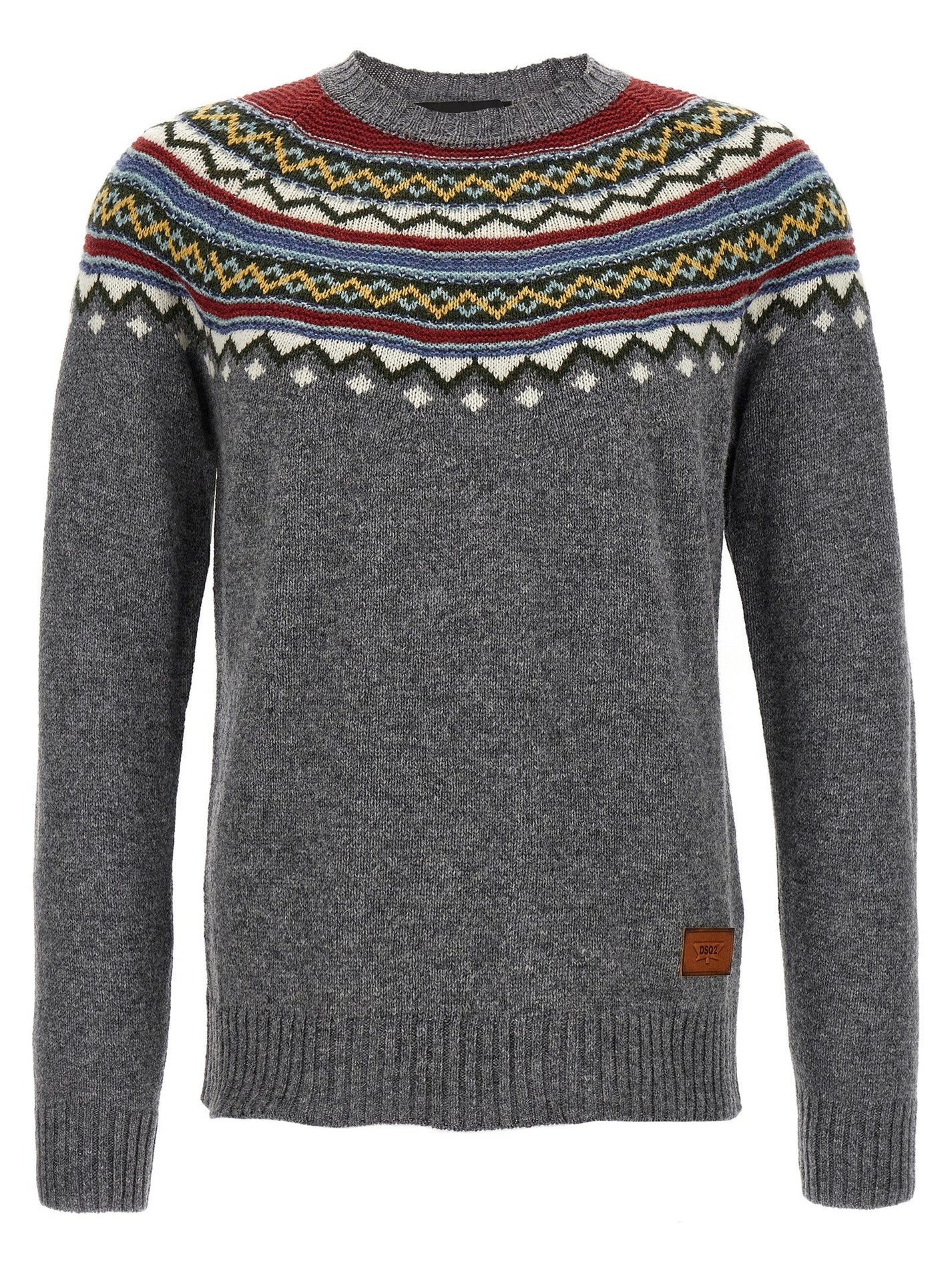 DSQUARED2 - DSQUARED2 - Intarsia sweater - Men’s Knitwear