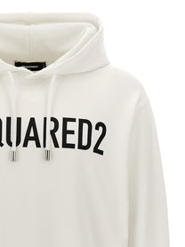 DSQUARED2 - DSQUARED2 - Logo print hoodie - Men’s Sweatshirts