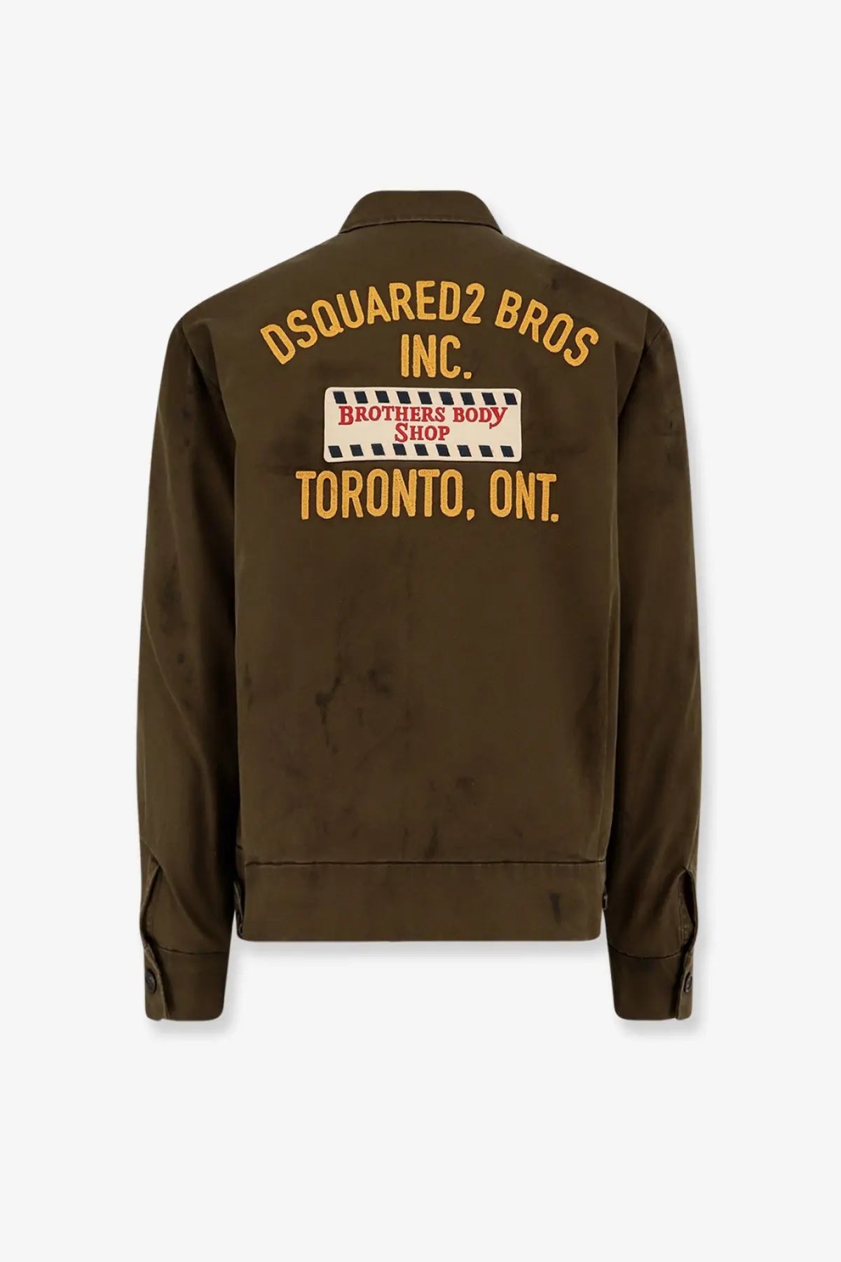 Dsquared2 Men's Bros Cotton Padded Jacket Beige, view 2