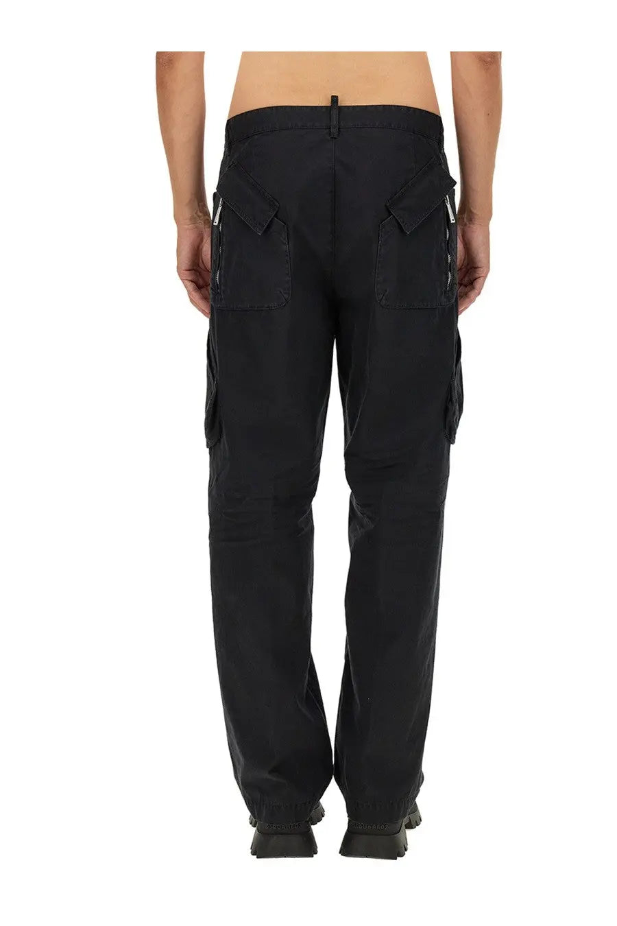 Dsquared2 Men's Cotton Pants Black, view 4