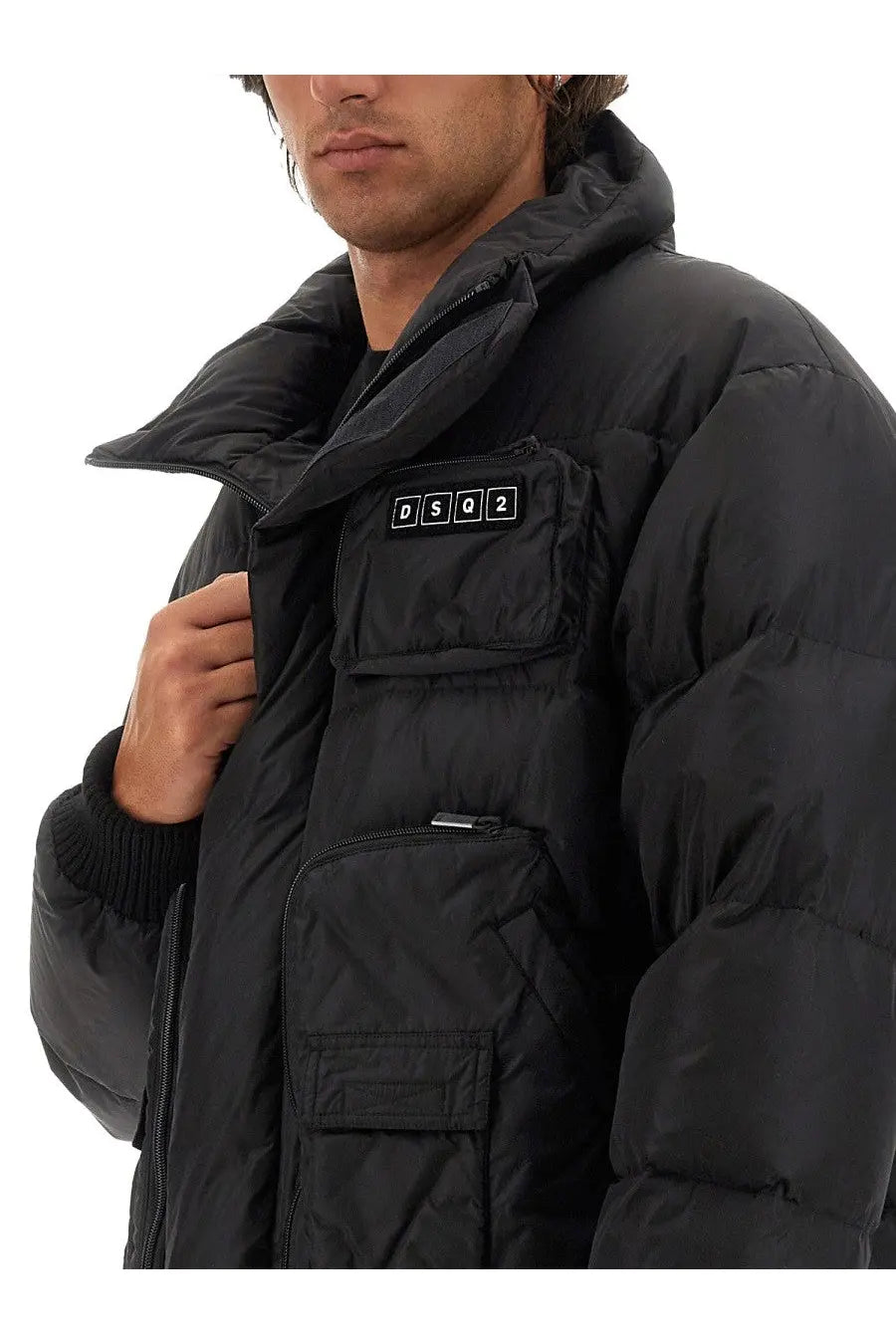 Dsquared2 Men's Down Jacket Black, view 4