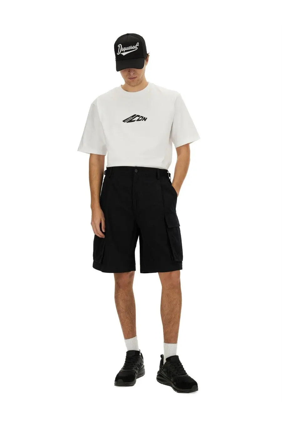 Dsquared2 Men's Icon New Generation Loose Fit Shirt White, view 2