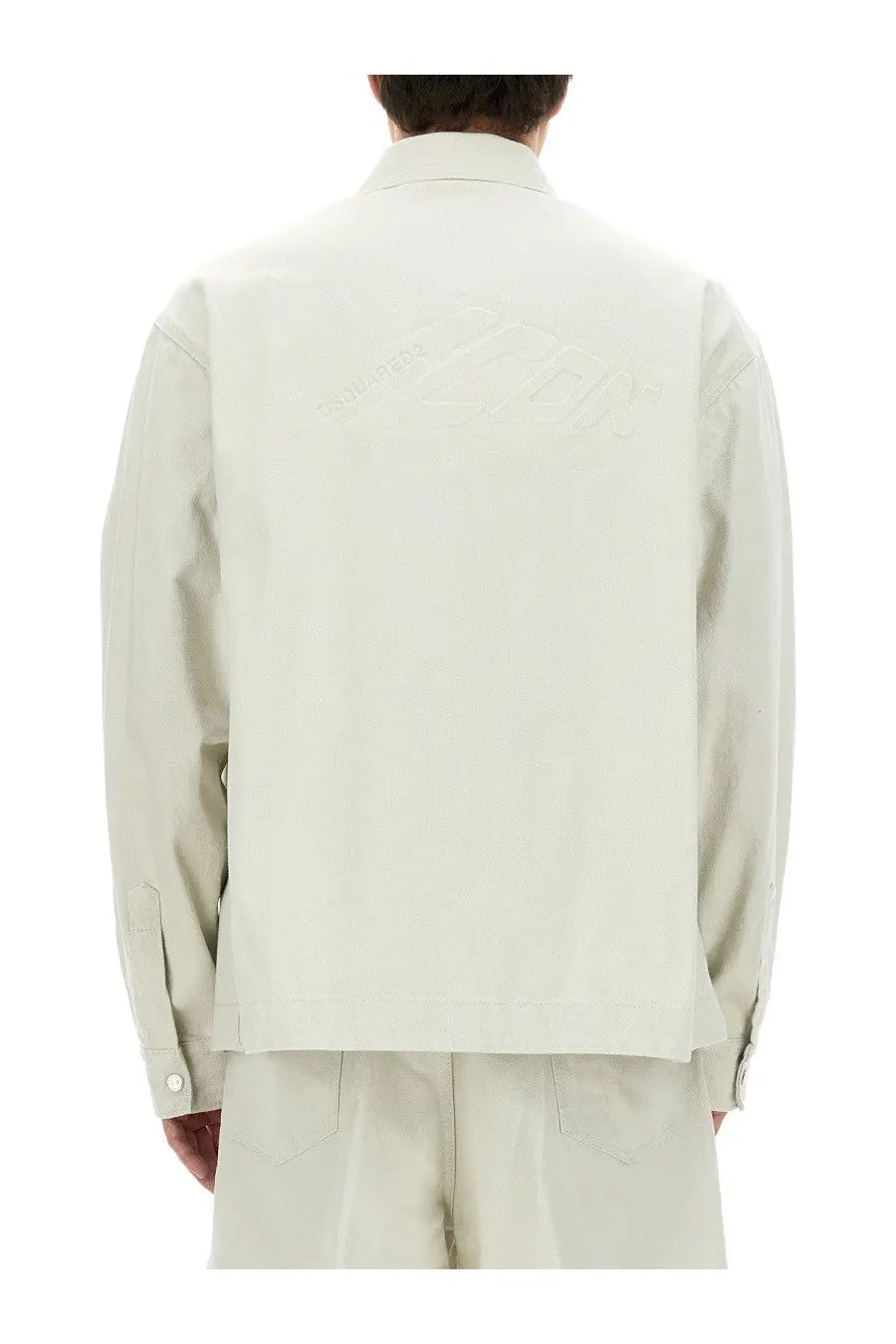 Dsquared2 Men's Icon New Generation Overshirt White, view 3