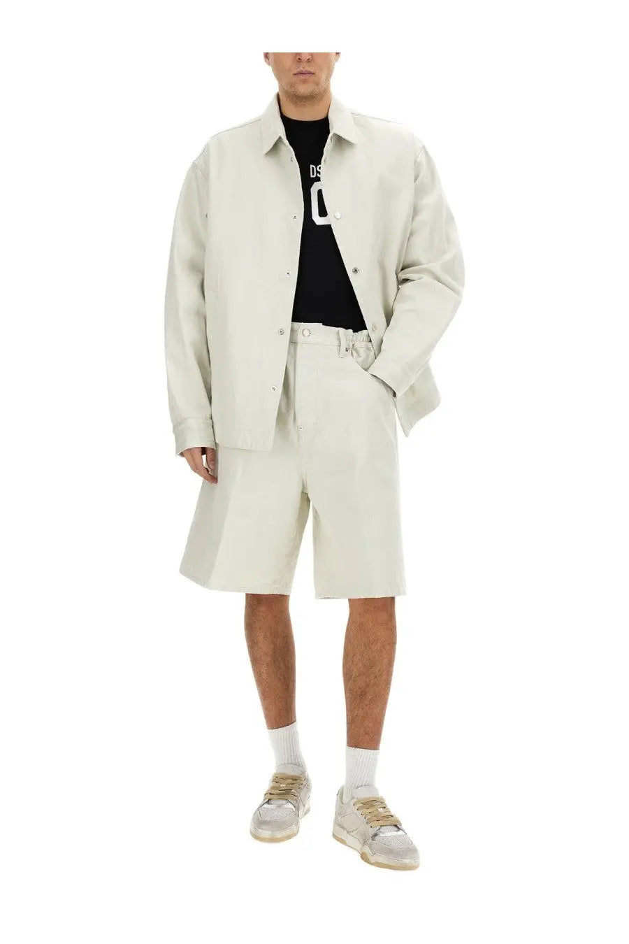 Dsquared2 Men's Icon New Generation Overshirt White, view 2