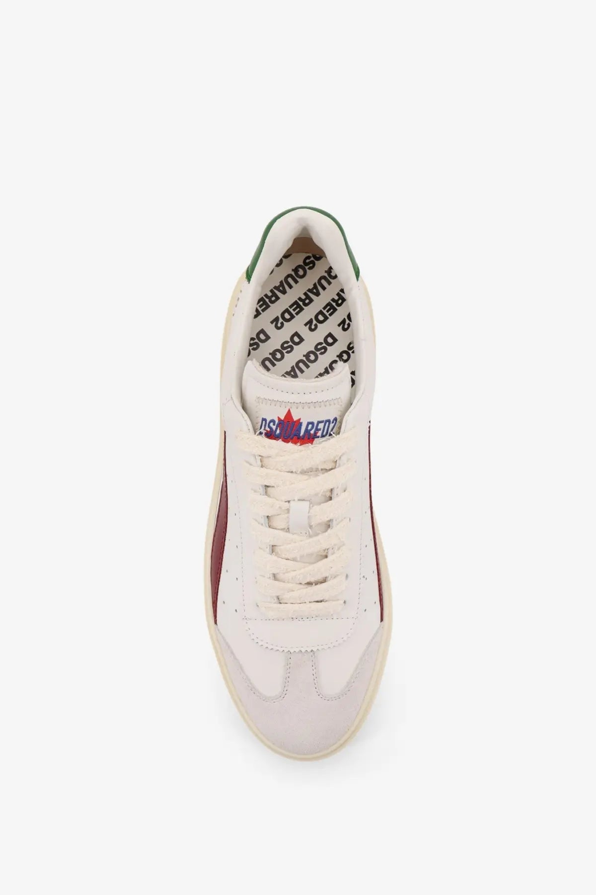 Dsquared2 Men's Rider Leather Low Top Sneakers White, view 5