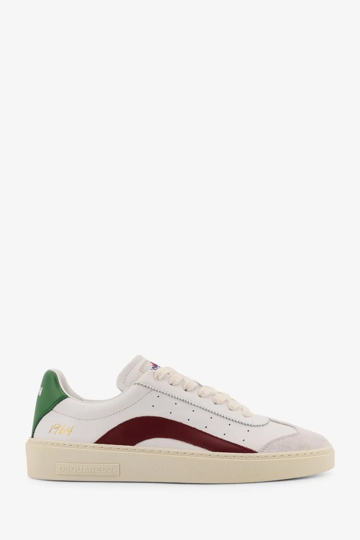 Dsquared2 Men's Rider Leather Low Top Sneakers White