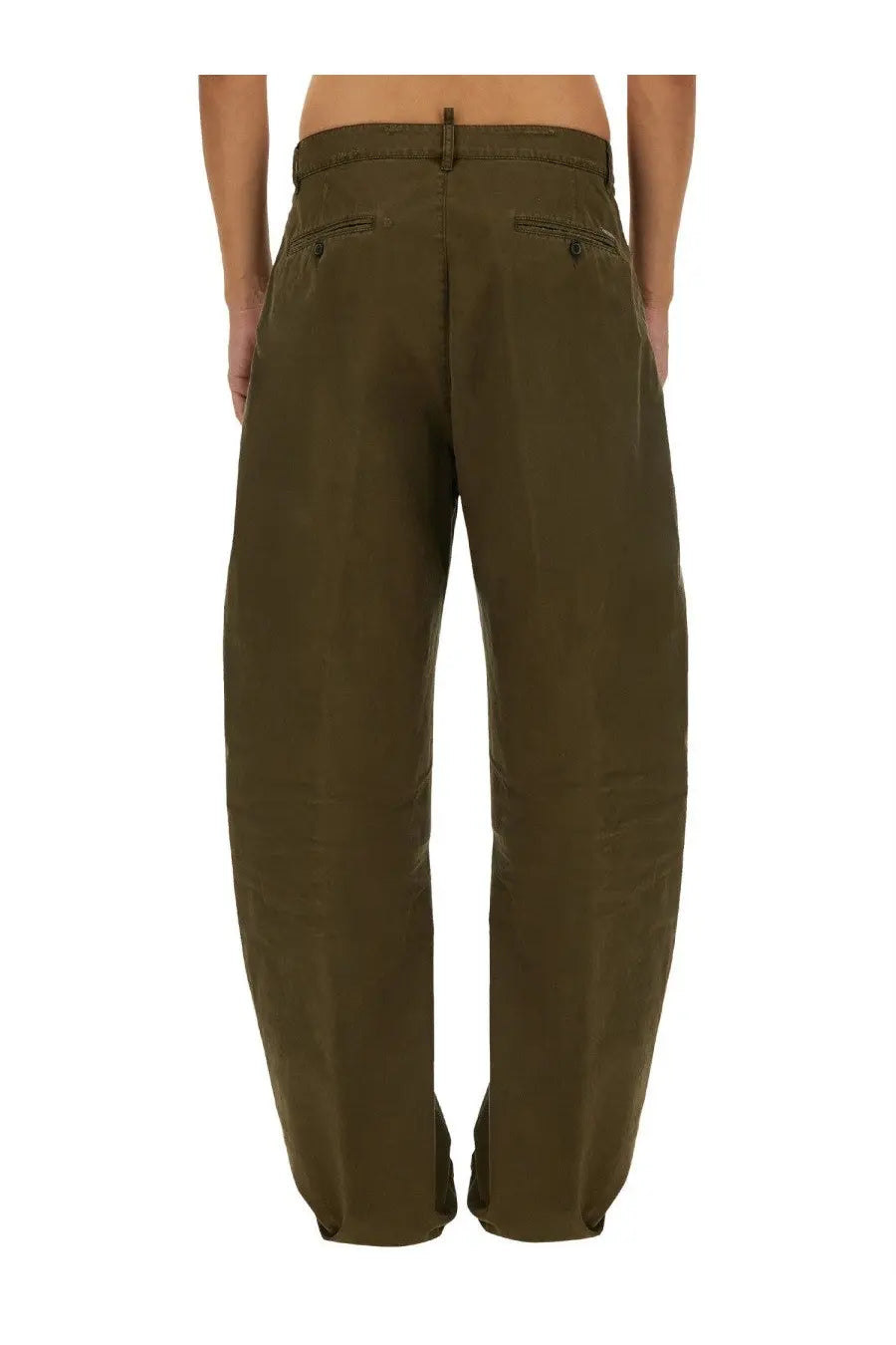 Dsquared2 Men's Ripped Big Chino Pants Green, view 4