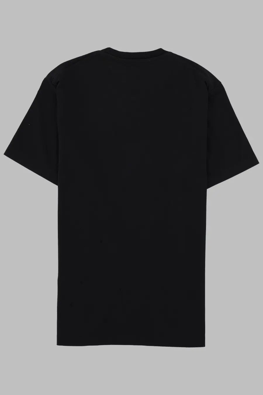 Dsquared2 men’s black short-sleeved crew neck shirt featuring a simple design and printed detail