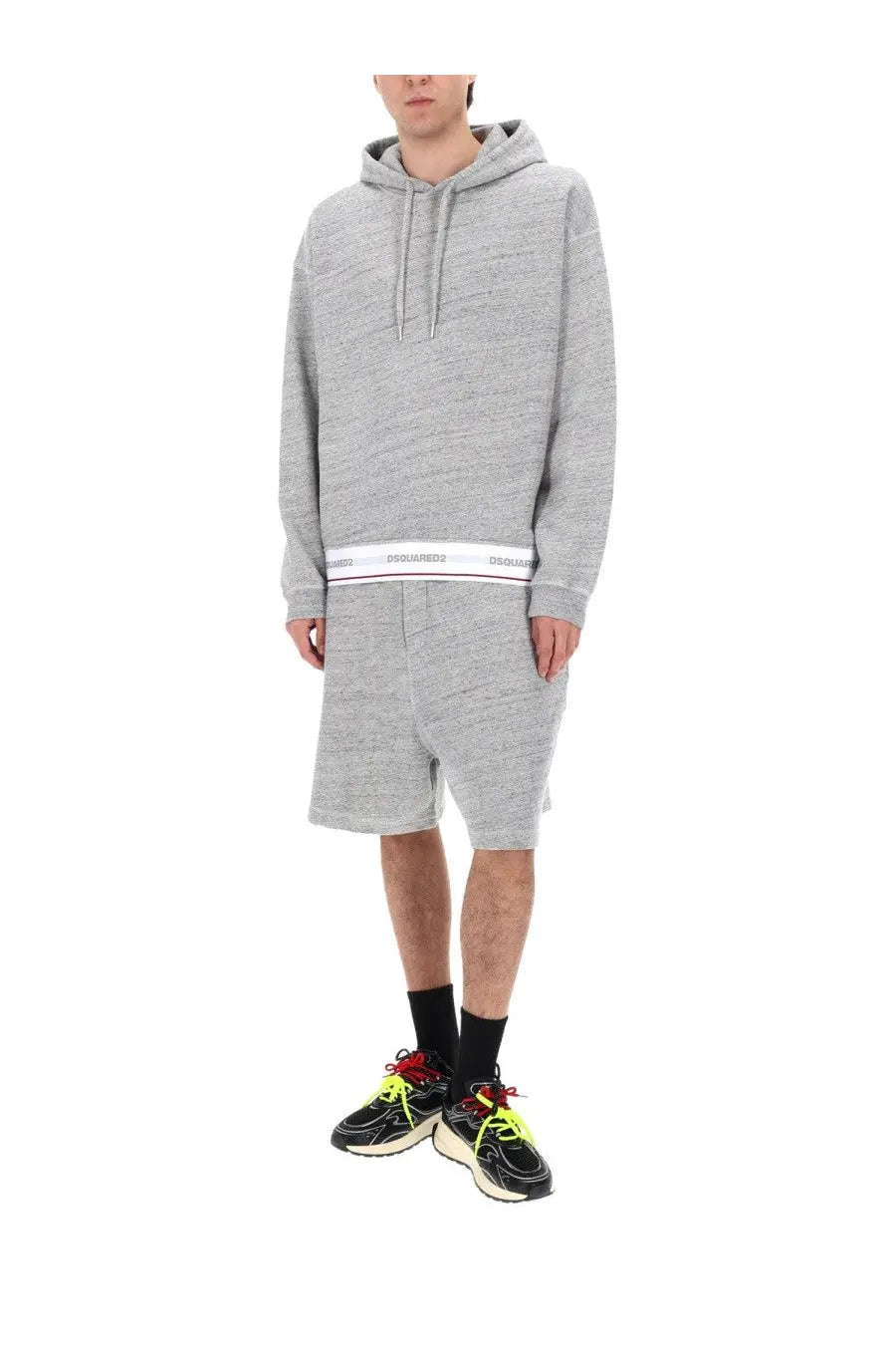 Dsquared2 Men's Shorts Oversize Grey, view 2
