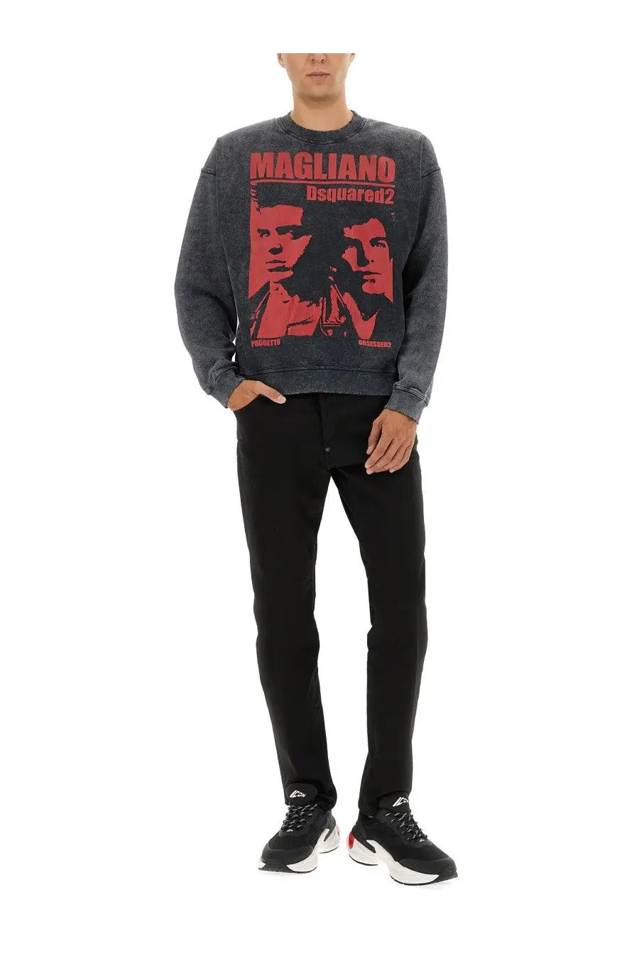 Dsquared2 Men's Sweatshirt Grey, view 2