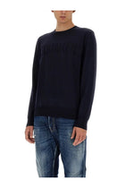 Dsquared2 Men's Wool Jersey Blue, view 4
