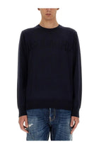 Dsquared2 Men's Wool Jersey Blue