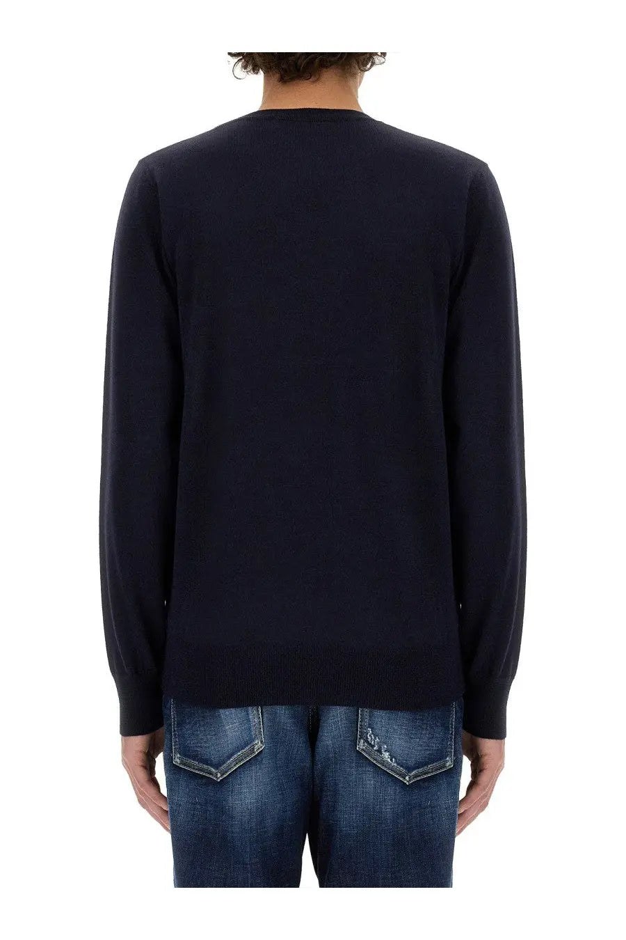 Dsquared2 Men's Wool Jersey Blue, view 3