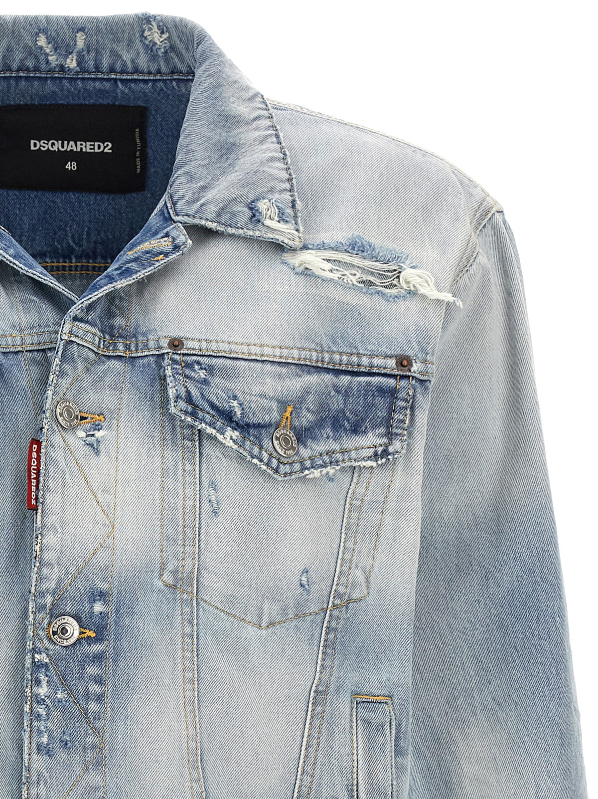 Dsquared2 Vintage Denim Jacket Blue, view 3