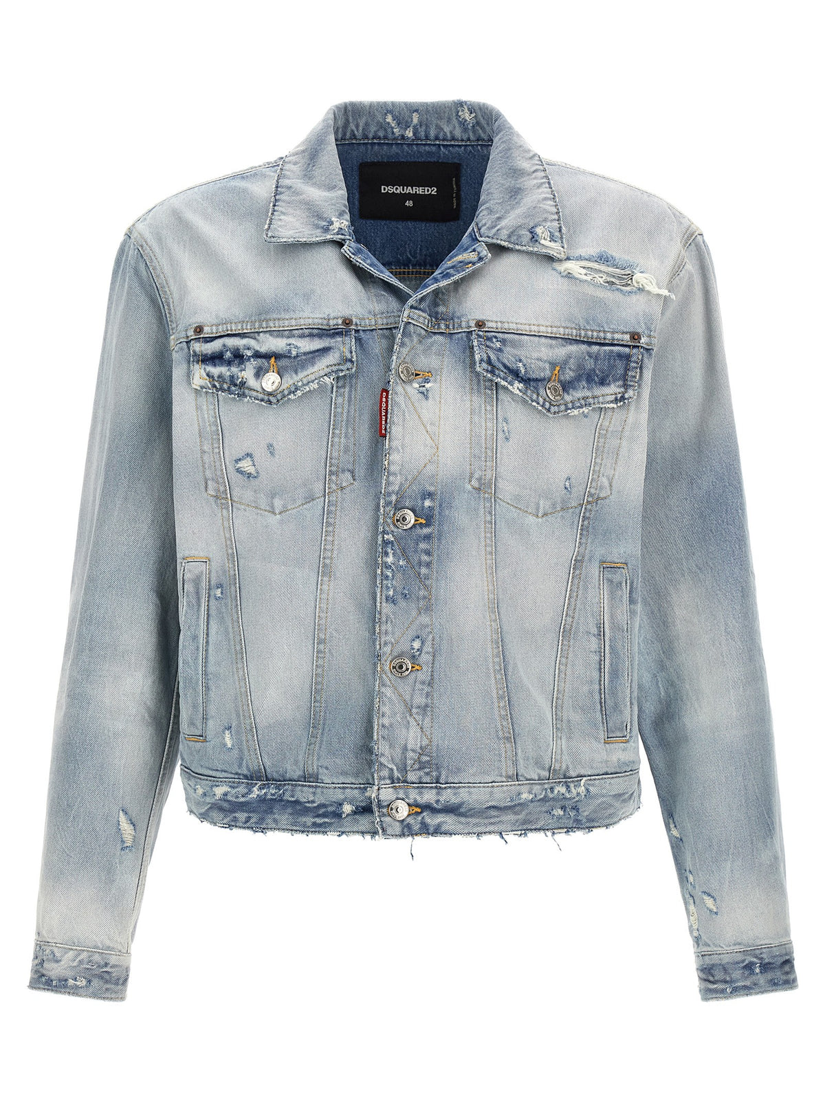 Dsquared2 Vintage Denim Jacket Blue