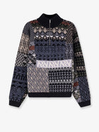 Represent Men's Duality Wool and Nylon Blend Sweater Multicolor