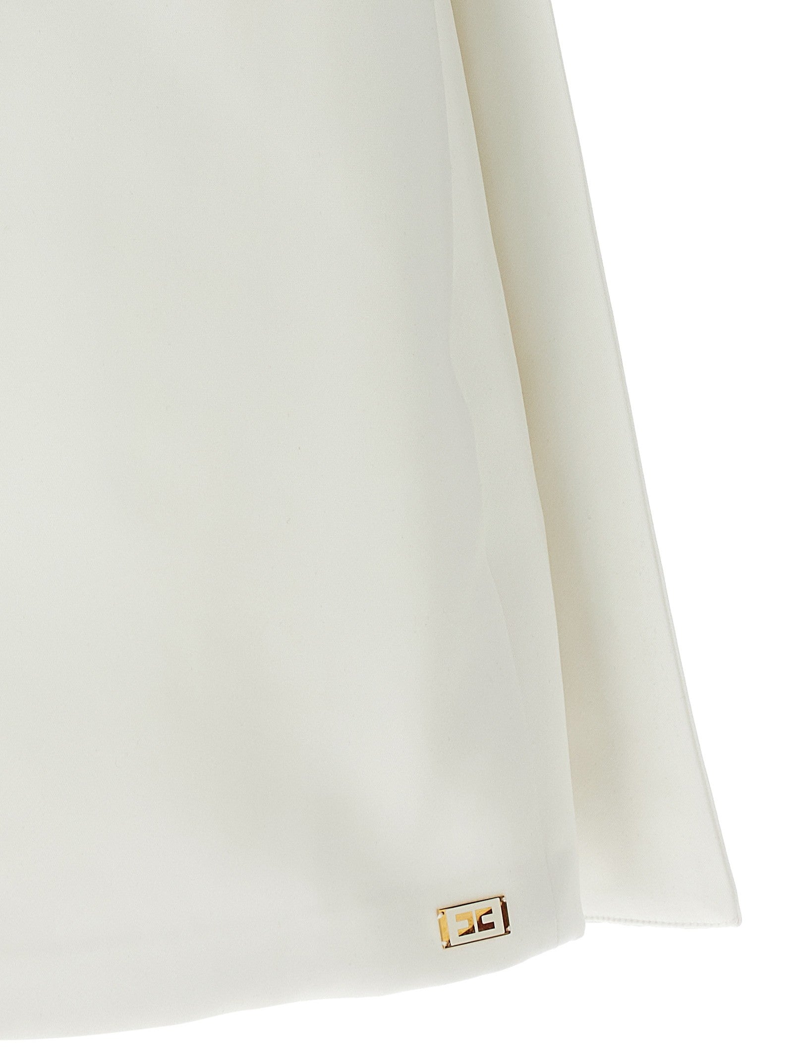 Elisabetta Franchi Duchesse Dress White